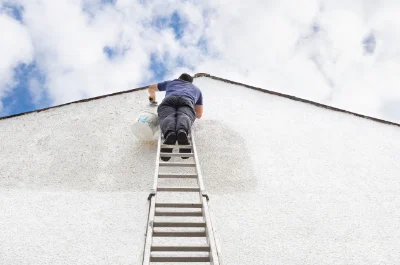 Peinture extérieure à Leyrieu — façades et ravalement
